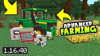 MOD FARMING TERKEREN DI MCPE !! ADVANCED FARMING ADDON - MCPE 1.16.40