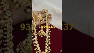 💥💥 premium quality cz stone long Lakshmi Devi haram 💥💥