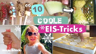 10 coole Eis - Tricks 🧊🍧| Kindereis Ideen | Mom Hacks | mamiblock