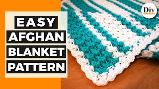 Beginner Afghan Crochet Pattern - Ripple Stitch