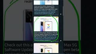 Realme X7 Max 5G Software Update: Realme UI 3.0 open beta application is now open#shorts#realme