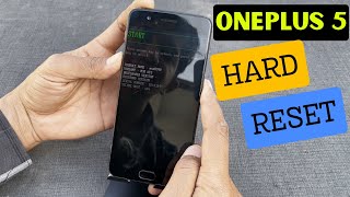 HARD RESET ONEPLUS 5 WITHOUT COMPUTER