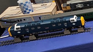 A 0 gauge Br C37 with DCC & Smoke unit at Beckenhem show Forest hill boys school uk19th October 2024