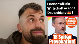 War's das mit der Ampel? Lindner will die "Wirtschaftswende 🇩🇪"