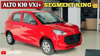 2024 Alto K10 Vxi Plus Review 🔥 Maruti Suzuki Alto K10 2024 Model 🔥 CARSINFO