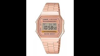 relogio Casio digital WG vintage retro como acertar o horario e funções