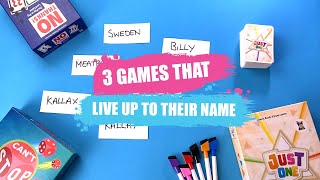 3 Games That Live Up To Their Name | Board Game Recommendations