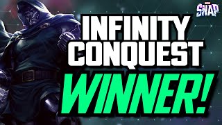 This Deck Won Infinity Conquest FIRST TRY!! | Marvel Snap