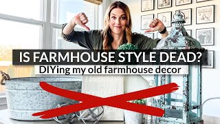 Is Farmhouse Style Out for 2022? | DIY Home Decor Ideas For Old Farmhouse Decor