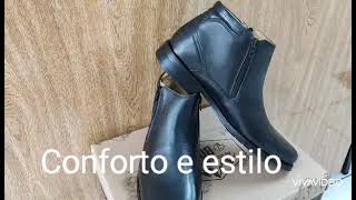 Botinha social masculina Anatomicgel #shorts#shortsvideos