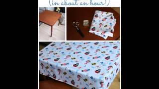 DIY Cornered Tablecloth Tutorial