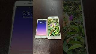 iPhone 6 vs iPhone 7 Plus boot up test #shorts #iphone6 #ios12 #iphone7plus #ios15