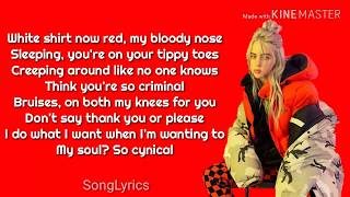 Billie Eilish - Bad guy (lyrics)