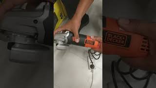 ANGLE GRINDER #shorts #powertools #construction #blackdecker #subscribe #grinder