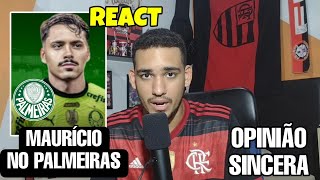 FLAMENGUISTA REAGE A MAURÍCIO NO PALMEIRAS REACT REAÇÕES RIVAIS