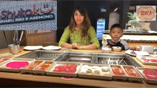 Shabu, Barbeque & Agemono All you can eat di Shukaku Cempak Putih Taman Solo