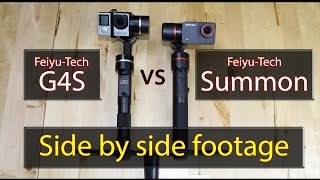 Summon vs G4S - Footage Comparison of Feiyu-Tech Gimbals