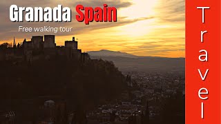 Granada Spain is ABSOLUTELY BEAUTIFUL | Free Walking Tour