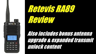 Retevis RA89 Review (Plus bonus antenna & unlock content)