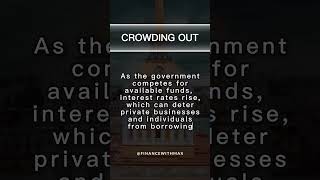 Crowding Out - - in and out in and out