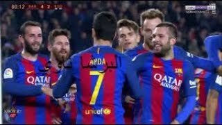 اهداف مباراة  برشلونة و ديبورتيفو ألافيس 2-0 الوري الاسباني 2017-2018