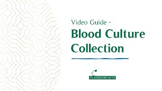 Guide| Blood Culture Collection