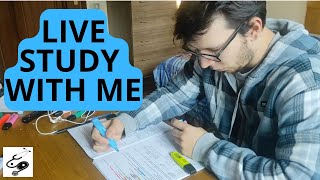 REAL TIME  STUDY WITH ME #STUDY #MOTIVATION #MUSIC #LOFI || med pages