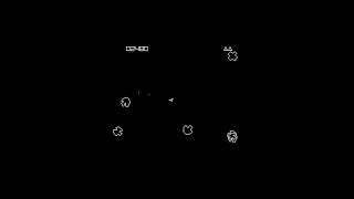 Asteroids for the BBC Micro with voice-over notes