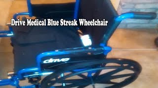 Unboxing Drive Medical Blue Streak Wheelchair