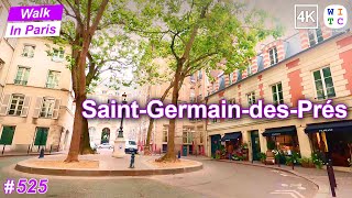 Saint-Germain-des-Prés walking tour | Paris Walking Tour | Paris 2024