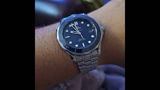 Omega Seamaster SMPc on a Forstner Bullet bracelet