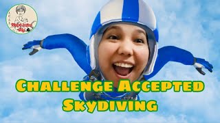 Challenge Accepted Skydiving while promoting channel | Adam Hope You like it.  #skydiving