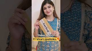 11 Viral Lipsticks 🔥#viral #makeupunder100 #lipstick #ytshorts #shorts