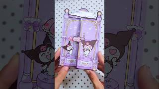 Unbox my Kuromi cute paper doll house #paperdoll #kuromi #sanrio #unboxing