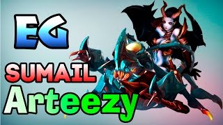 Arteezy , SumaiL & EG Full band together - NEW Patch 7.00 - Dota 2