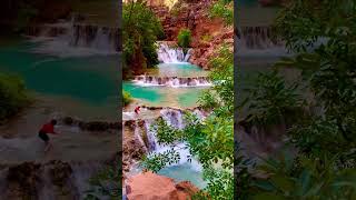 Beaver Falls In Arizona, USA