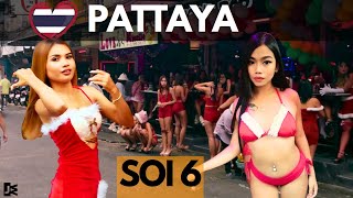 [4K] 🔥Walking tour #Soi 6 #PATTAYA #walkingstreet #nightlife | No Talk | ▶ 9 min