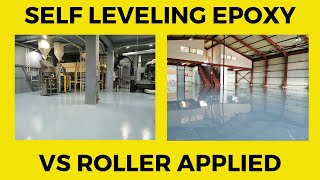 The Differences between Self Leveling Epoxy and Roller Applied