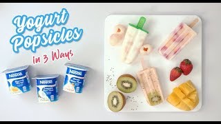 Homemade Fruity Yogurt Popsicles | Nestle Yogurt