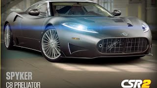 CSR Racing 2 Spyker C8 Preliator - SEASON PRIZE CAR #78