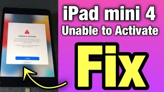 Unable to activate ipad mini 4 fix | Unlock iCloud iPad mini 4 Windows Tool |