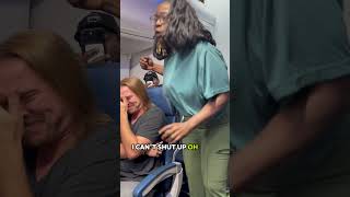 Rude passengers got what she deserved #airplane #crazy #funny #hilarious #explore #shorts #short