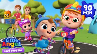 🚴🏻Ayo Belajar Naik Sepeda Bersama🚴🏻 | Little Angel Bahasa Indonesia | Kartun dan Lagu Anak