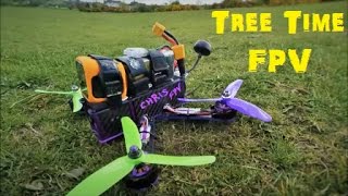 FPV progress TREE TIME with GoPro Session    Eachine Wizard FPV Quadcopter drone racing quadcopter