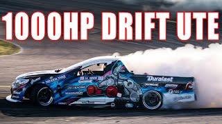 1000hp Blown V8 Carbon Fibre Holden Commodore Formula Drift Ute in USA! with Hoonigan Josh Robinson.