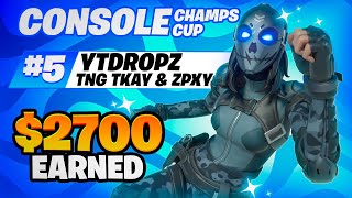 5th Place in Console Champions Cup ($2700)