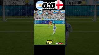 Argentina 🇦🇷 vs England 🏴 Epic Penalty Shootout in eFootball PvP ⚽🔥 #shorts #efootball