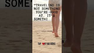 Traveling is not… #shorts #traveling