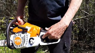 Stihl MS180 Review and FIRSTART!