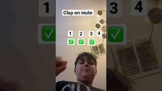 Clap on mute